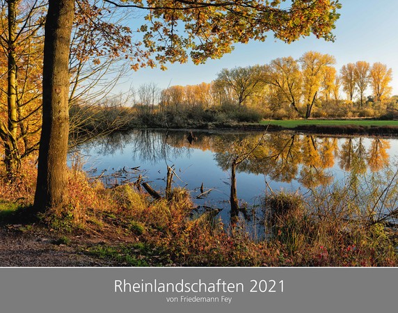 Das Bild „Goldener Herbst am Altrhein“ ziert den Titel der „Rheinlandschaften 2021“. Foto: Friedemann Fey