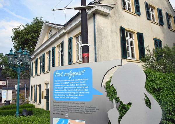 Das Deusser-Haus ist nicht nur eine der Stationen bei der VHS-Führung am Samstag. Es ist auch ein fester Standort der MonChronik, Monheims dezentralem Heimatmuseum. Foto: Thomas Spekowius