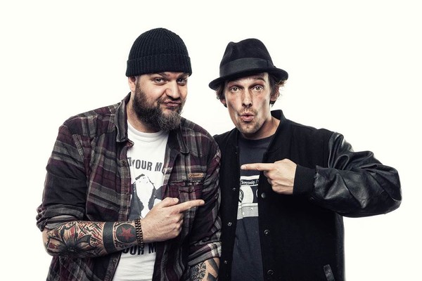 Butterwegge (links) und Sebastian Dey kommen samt Bands am Freitag ins Sojus 7. Foto: Veranstalter