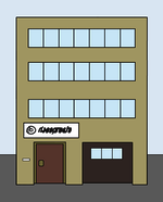Leichte Sprache Bild: Gebäude einer Firma