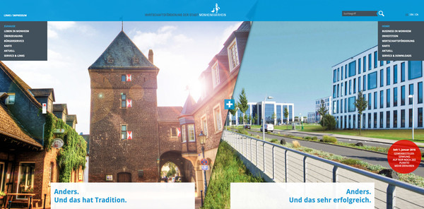 Monheim am Rhein – hier lässt es sich gut leben und arbeiten. Unter www.monheimplus.de wird über einen parallelen Seitenaufbau gezeigt, warum das so ist, und warum harte und weiche Standortfaktoren im Business-Alltag von Bedeutung sind.