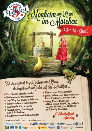 Plakat zum Stadtfest 2014 (Grafik: Codokom)
