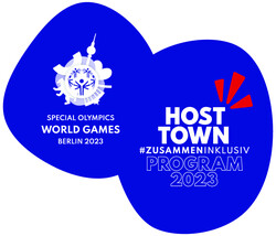 Das Logo des Special Olympics Host Town Program 2023