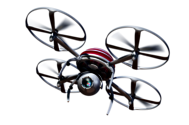 Eine Computergrafik von einer Drohne