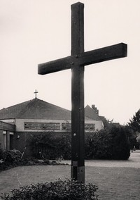 Das Hochkreuz auf dem Waldfriedhof