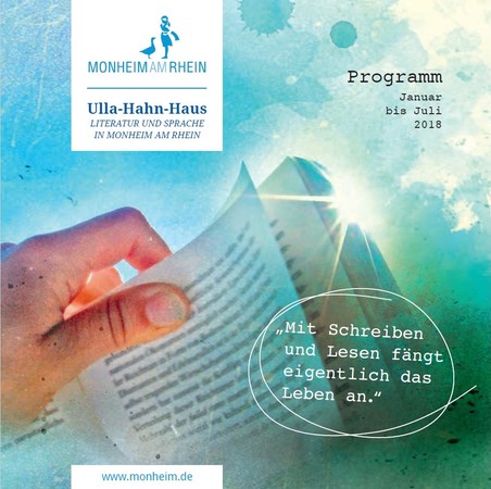 Das Ulla-Hahn-Haus bietet auch 2018 wieder spannende Veranstaltungen für Literaturliebhaber jeder Generation an.