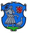 Das Wappen der Stadt Monheim am Rhein