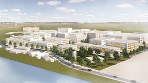 Visualisierung des Creative Campus am Rhein